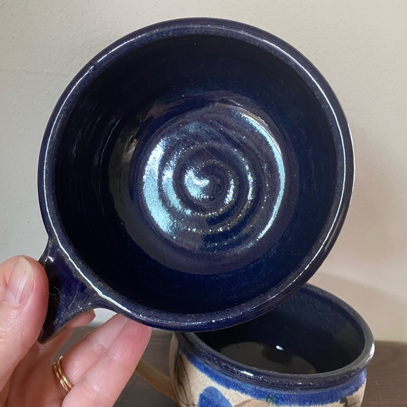 Last chance Studio pottery soup bowls with handle - Picture 4 of 11